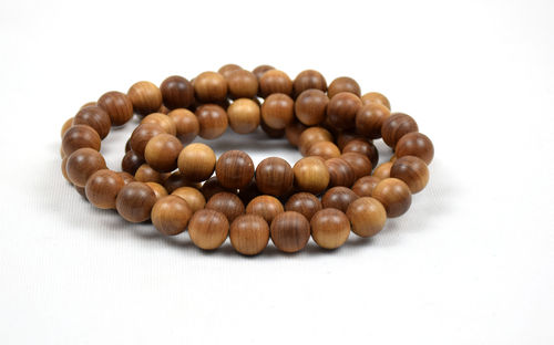 Natural Wood Color Original Sandalwood Buddhist Beads