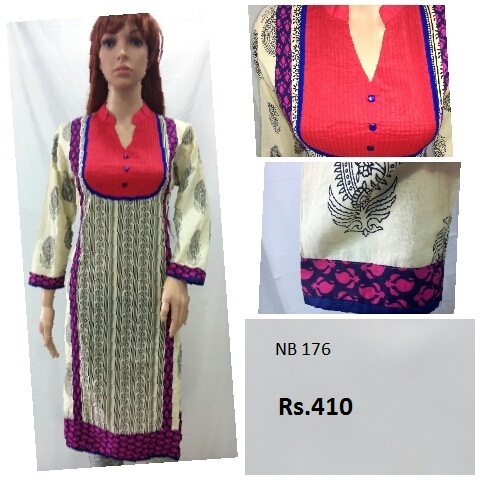 COTTON PRINTED LONG KURTI
