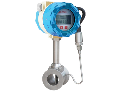 vortex steam gas and liquid mass flow meter