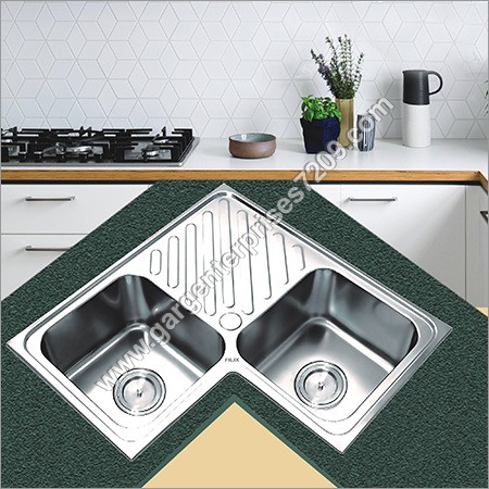 Double Bowl Corner Sink Manufacturer Kitchen Corner Sink