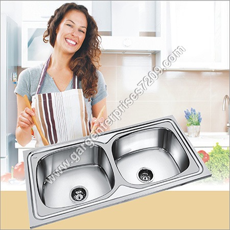 AISI-304 SS Double Bowl Sink