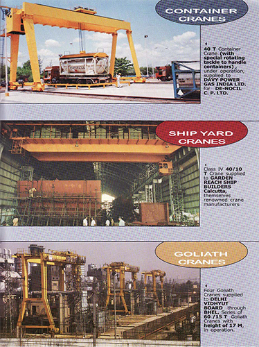 CONTAINER CRANES - SHIPYAD CRANES - GOLIATH CRANES