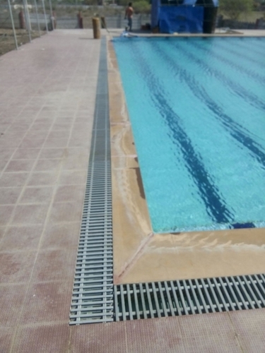 Swimming Pool Grating Application: Industrial Marine Mining Chemical Oil & Gas Emi / Rfi Testing Pollution Control Power Plants Pulp & Paper Offshore Recreation Building Construction Metal Finishing Water / Wastewater Transportation Plating Electrical Radar