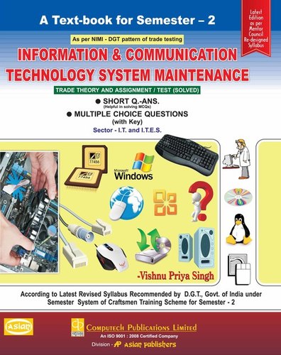 Information & Communication Technology System Maintenance - 21.8 cm Board Type | Educational Books, Offset Paper, 580 grams Weight