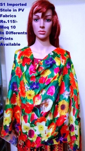Imported Stole - Cotton Stole in Multicolor Printed Design | Casual Wear Accessory with Various Intricate Patterns
