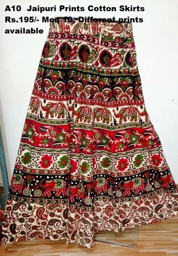 Cotton Skirts - Multicolor, Multiple Sizes S to XXXL | Breathable, Quick Dry, Washable, Printed Patterns for All Seasons