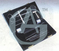 Dissection Box Or Dissecting Set - 14 Instruments, Rexine Pouch, Velvet Lining | Scissors, Forceps, Scalpel, Magnifying Glass