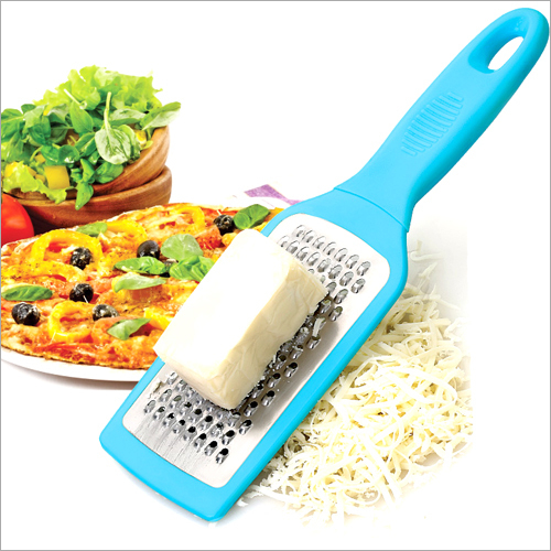 Cheese Grater - Stainless Steel Blades, 10 Inch Size, Multi Colour | Non-Slip Base, Easy Grip Handle, Decorative Design for Various Vegetables & Cheese