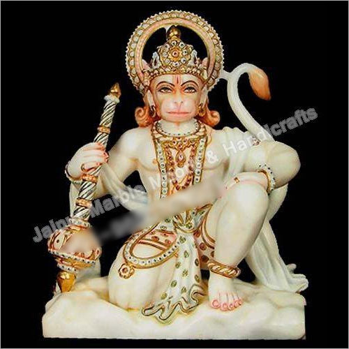 Marble Hanumaan Sculpture