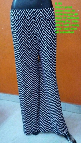 Short Print Plazo - Ultra Soft Cotton Casual Dress for All Seasons | Available in Black Sizes M L XL XXL