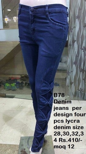 Blue Denim Jeans Pant - Denim Material Casual Dress Type Blue Color | Breathable Fabric for All Seasons: Rainy Spring Summer Winter