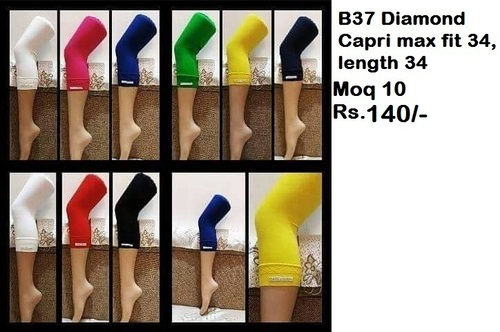 Daimond Capri - Cotton Casual Dress, Sizes L-XXL | Washable, All Season Wear, Available in White, Red, Blue, Plain Pattern