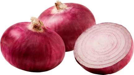 Fresh Cut Red Onion