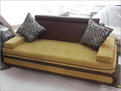 Low Height Sofa Set - Fabric Wood, 6ft x 3ft x 2ft, Beige | Comfort, Style, Durable, Space Saving, Easy Cleaning