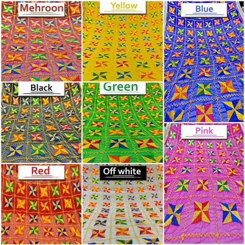 Trendy Fulkari Work Dupatta