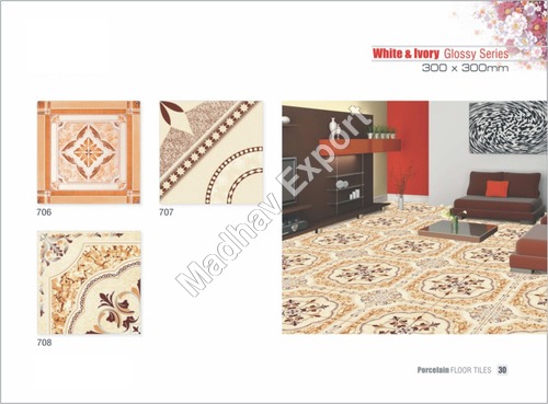 Ceramic Glossy Floor Tiles