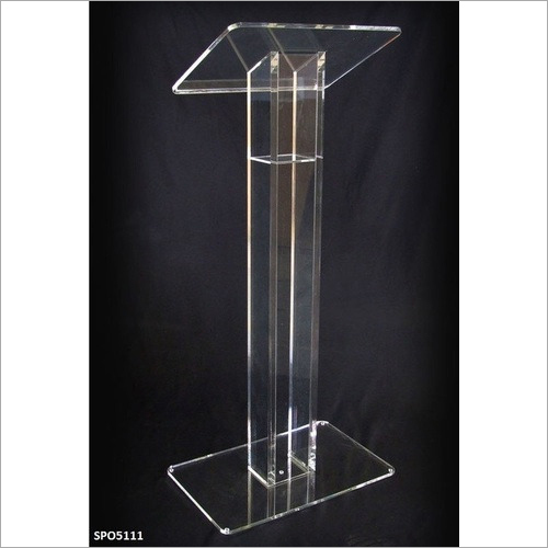 Clear Acrylic Podium Stand