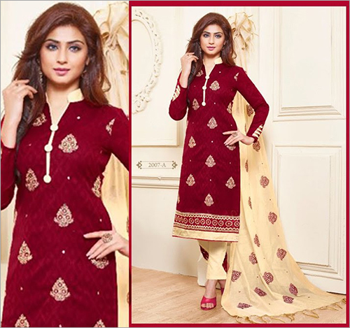 Ladies Unstitched Dress Material Fabric