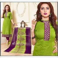 Printed Silk Dress Materials
