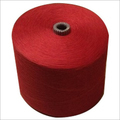 Dyed Red Yarn 30 Single & 18 Single - Cotton/Polyester Blend, Red, Soft Texture, Durable Fibers