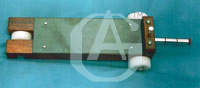 Dynamic Trolley - Hardwood 300 mm, Metal Reinforced Ends | Low Friction Ball Bearings, Quick Release Spring, Removable Legs