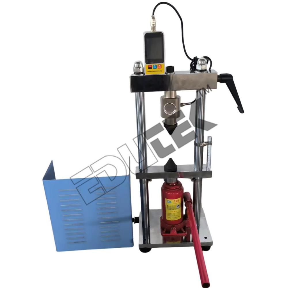 Point Load Test Machine - Heavy Duty Mild Steel, 550x300x400 Mm, Blue/red | Portable Design, 100 Kn Capacity, Manual Operation