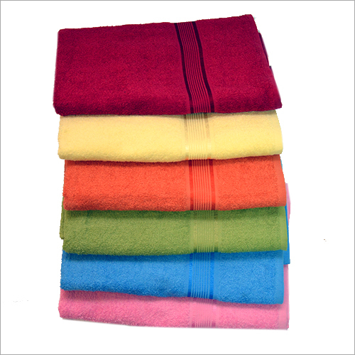 Single Color Dobby Towels - 100% Cotton, Rectangular Shape, Ultra-Soft Texture | Quick Drying, Good Color Fastness, Perfect for Home and Hotel