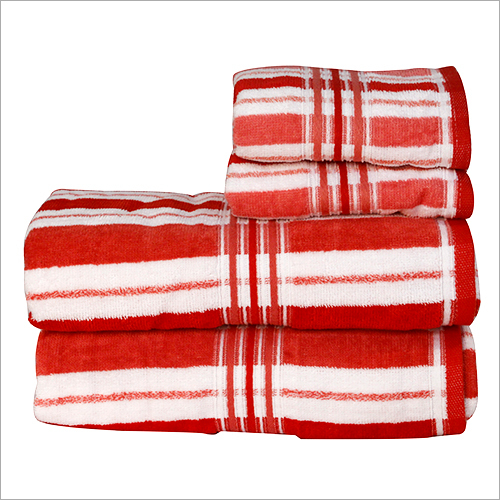 New Cosmo Dobby Towels - 100% Cotton Ultra Soft 30x60 Inches | Eco-Friendly High Absorption Capacity Fade and Shrinkage Proof