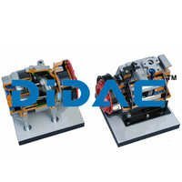 Axial Alternative Compressor With Variable Displacement Cutaway - Color: Grey