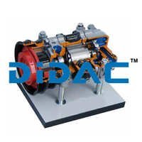 Vane Compressor Cutaway - Color: Grey
