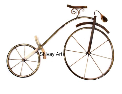 Contemporary Metal Iron Cycle Bicycle Wall Decor Wall Hanging