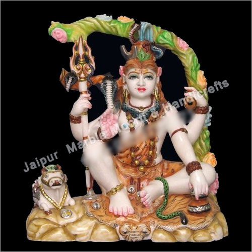 Marble Lord Shiva Statue