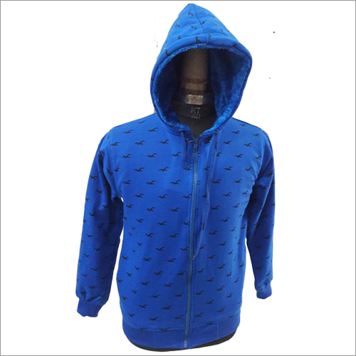 Breathable Mens Blue Sweatshirt