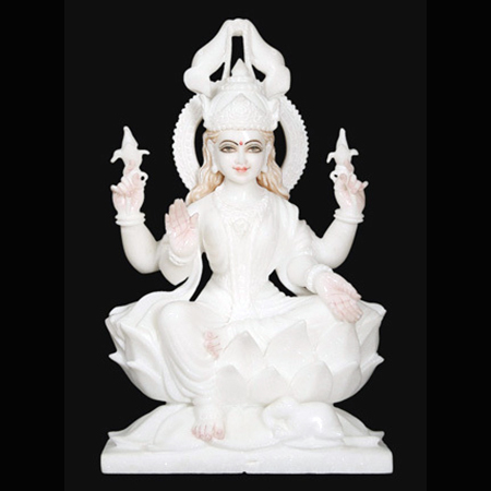 Marble Lakshmi Mata Idol