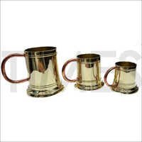Brass Beer Mug Set