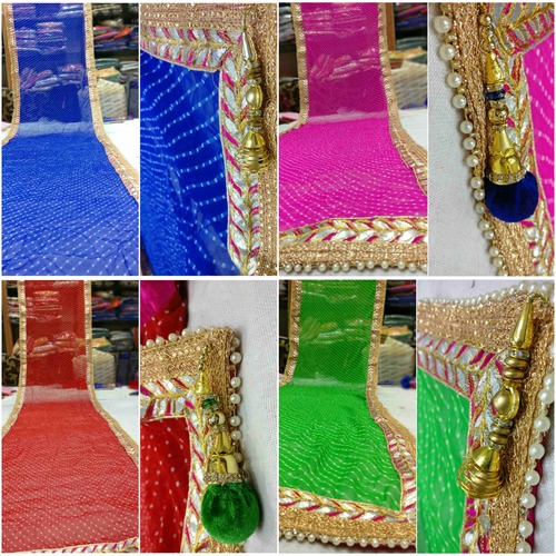 4 sided Gotta Work border Dupatta
