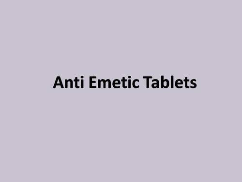 Antiemetic Tablets