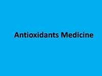 Antioxidants Medicine