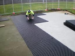 PP Road Pave Drainage Cells - Solid Rubber, Lightweight High Strength Interlocking Plastic Cell Structure for Permeable Grassed/Gravel Areas, Heavy Load Support