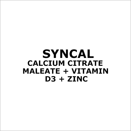 Calcium Citrate Maleate + Vitamin D3 + Zinc General Medicines
