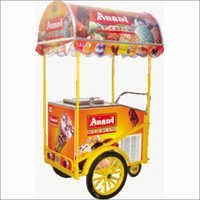 Multicolor Portable Push Cart Freezer