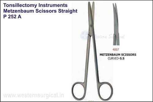 Metzenbaum Scissors (Straight)(Curved) - S.S