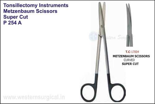 Metzenbaum Scissors (Straight)(Curved) - Super Cut
