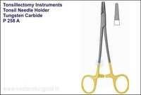 Tonsil Needle Holder Tungsten Carbide