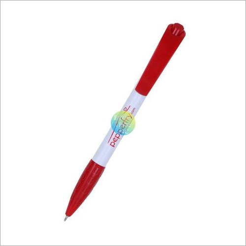 White & Red Brand Promotions Pen