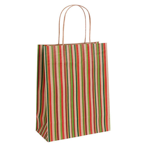 Printed Kraft Paper Shopping Bags