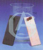 Simple Cell Complete - Glass Jar 15x10 cm, Zinc and Copper Plates | Complete Set, Easy Setup, Clear Jar