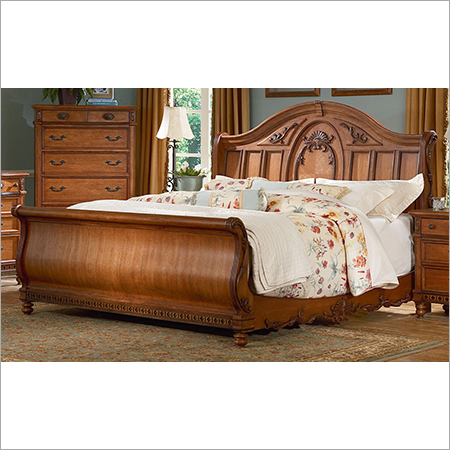 Queen Size Sleigh Bed Frame