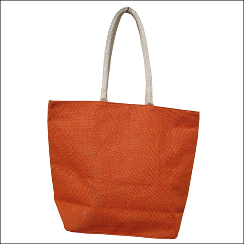 Jute Grocery Bags (orange)