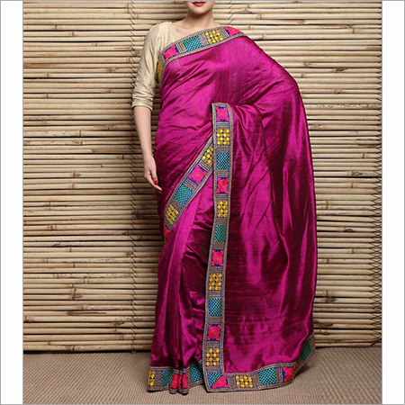 Kutch Embroidery Saree